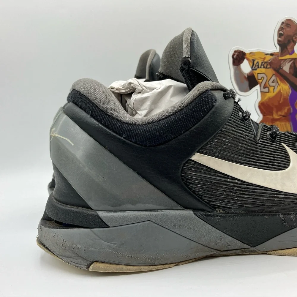 Nike Kobe Bryant 7 VII Zoom Black Wolf Grey Mamba Men’s Shoes Size 13 - Picture 7 of 16